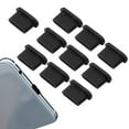 thumbnail image 5 of Type C Dust Plug, 10pcs set Silicone Charging Port Dust Protector, Dust Protection C Type Port Plugs For Mobile Phone Laptop Computer Camera Tablets, 5 of 10