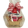 Ghirardelli Gold Glitter Sleigh Chocolate Gift Basket