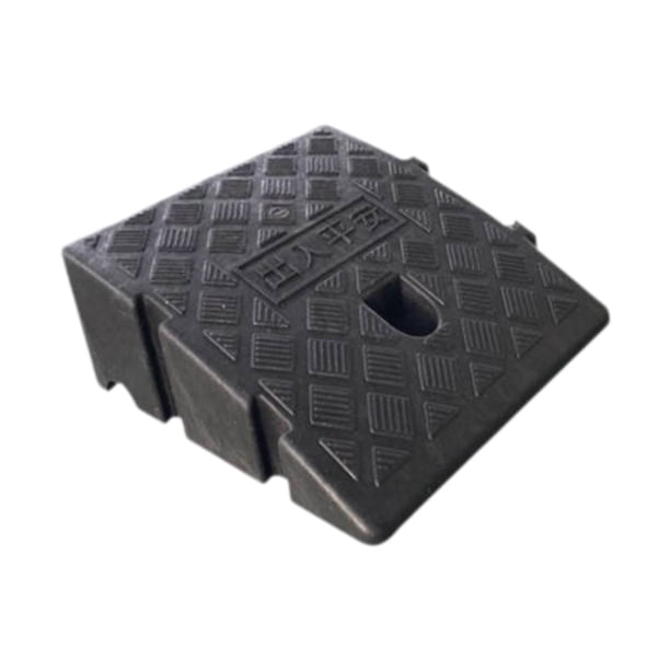 Rampa de acera, accesorios para automóviles, rampa de puente para camiones, estacionamiento en carretera, automóviles Altura 11 cm negro