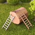 thumbnail image 4 of SHOWERORO Wooden Mini Ladders Beige 40Pcs 3.5X1.2X0.1In, 4 of 8