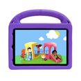 thumbnail image 5 of for Apple iPad mini 6th Gen 8.3 inch 2021 Case for Kids, Silicone Lightweight Shockproof Kid-Proof Hybrid Tablet Cover with Handle Stand for iPad mini (6th Generation) - Purple, 5 of 5