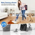 Moolan Steam Mop, 12in1 Floor Cleaning Machine, Detachable Steamer Mop for Tile Floors, Blue