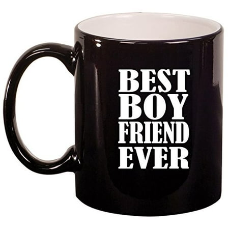 

Ceramic Coffee Tea Mug Cup Best Boyfriend Ever (Black)