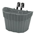 thumbnail image 4 of Cesta de bicicleta para niños, decoración frontal, multifuncional, ligera, para ciclismo gris, 4 of 8