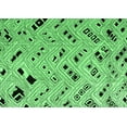 thumbnail image 1 of Ahgly Company Indoor Rectangle Abstract Emerald Green Modern Area Rugs, 7' x 10', 1 of 4
