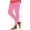 Pink, variant on ZHUGeLI Women's High Waisted Eyelet Basic Pants Workout Breathable Yoga Pants Casual Elastic Waist Comfort Leggings