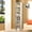 White, variant on Bapipro Tall Narrow Bookshelf, 6-Tier Cube Display Rack, Modern Corner Bookshelf with Storage Space, Storage Cabinet for Home Office (White 1 Pack)