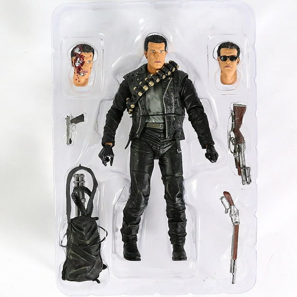 Figurita de colección Terminator Arnold Schwarzenegger en PVC, 7 pouces, 18cm, T-800 zhangyuxiang unisex