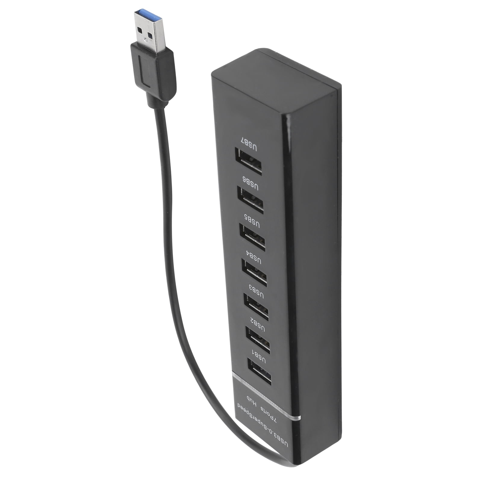 US Hub,USB 3.0 Hub 7Port Port USB Splitter High Speed USB Hub Reliable and Durable