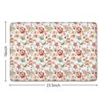 thumbnail image 5 of Pioneer Flower Floral Print Flannel Non Slip Door Rugs,Washable Door Mats Indoor,Decorative Door Mats,Dirt-Resistant and Absorbent Doormat for Entrance,Bedroom,Kitchen,Bathroom,23.5"x16", 5 of 5