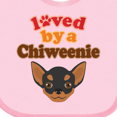 thumbnail image 4 of Inktastic Chiweenie Dog Gift Boys or Girls Baby Bib, 4 of 4