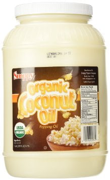 snappy popcorn 1 gallon white coconut oil snappy popcorn 1 gallon white coconut oil