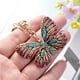 thumbnail image 4 of Lindo llavero con forma de mariposa con diamantes de imitación de cristal brillante, colgante para bolso, dije para mujeres y niñas, 4 of 6