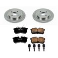 thumbnail image 3 of Power Stop Rear Stock Replacement Brake Pad and Rotor Kit KOE1376, 3 of 8
