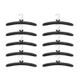 thumbnail image 1 of 10 Perchas Acolchadas de Satén para Mujer, Perchas Negras de Espuma Gruesa Antideslizantes, Adecuadas para Abrigos, 1 of 5