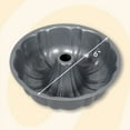 thumbnail image 5 of Wilton Everyday Non-Stick Bundt Cake Pan 6" Fluted Tube Baking Pan, Packaging May Vary, 5 of 10