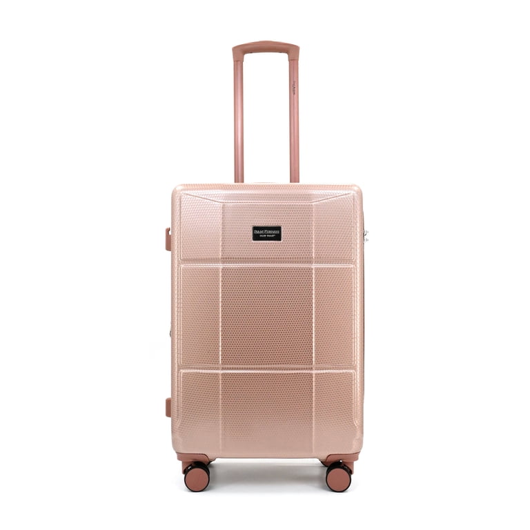 Isaac Mizrahi Aero 3-Piece Luggage Set, Hard Shell Spinner, Rose