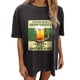 thumbnail image 1 of Blusa de manga corta de verano con estampado de Oktoberfest divertido vintage para mujer Pompotops  hfajkhk136203, 1 of 6