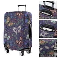 thumbnail image 5 of Blue Butterfly Floral Leaf Purple Pattern Luggage Cover Fashion Suitcase Cover Baggage Covers Fit 25-28 Inch Luggage (Go Travel), 5 of 5