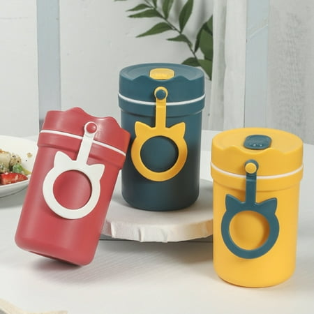 

Dengjunhu Food Soup Cup Lunch Breakfast Fruit Container Leak Proof Cup with Spoon for Kids Adult Hot Cold Food School Office Picnic Travel