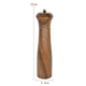 thumbnail image 2 of Molinillo de pimienta Manual, molinillo de especias para cocina de madera, madera de acacia de 8 pulgadas MFZFUKR CPB-US-YYM636-2, 2 of 6