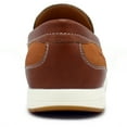 thumbnail image 5 of Aston Marc Men's Loafer, Premium Leather Slip-On Shoes for Business, Casual, & Everyday Wear - Tan, Size 10.5, 5 of 6