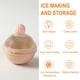 thumbnail image 3 of Contenedor de Hielo Contenedor de Hielo Grande Fabricación de Bloques de Hielo Esféricos Hielo Doméstico Contenedor de Caja de Hielo de Grado Alimenticio, 3 of 4