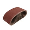 10pcs Sanding Belts 3"x18" Aluminium Oxide 120 Grit for Metal Wood Grinding
