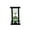 Black Green, variant on GJX Sand Timer,Elegant Four-Pillar Design Hourglass,30-Minute Precise Timer Represents Time and Patience Vintage Decorative,White Pink