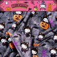 thumbnail image 4 of Funda de almohada Franco Hello Kitty Skeleton Halloween satinada 51 x 76 cm, 4 of 6