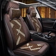 thumbnail image 2 of Asiento de coche universal de medio paquete con almohadilla fresca de verano, transpirable, cojín de asiento de verano con cuentas de madera, único asiento principal para conducir en las cuatro estaci, 2 of 5