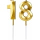 thumbnail image 2 of Gold Digital Birthday Cake Candles - Number 18 Candles for 18th Birthday Happy Birthday Smokeless Environmental Protection Birthday Candle for Birthda, 2 of 5