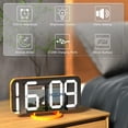 thumbnail image 2 of Digital Alarm Clock, Large LED Display, with USB Charger, Snooze Function Dim Mode Wall Hanging Beside Desk Clock for Bedroom Black Room Decor, 2 of 8