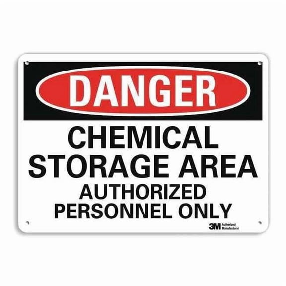 Lyle Danger Sign,10 in x 14 in,Aluminum U3-1166-RA_14X10
