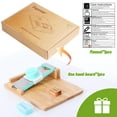 thumbnail image 3 of Fanwer Adaptive Kitchen Equipment Woodiness Anti-Slip Cutting Board, 15.98" x 2" x 13.98", 3 of 8