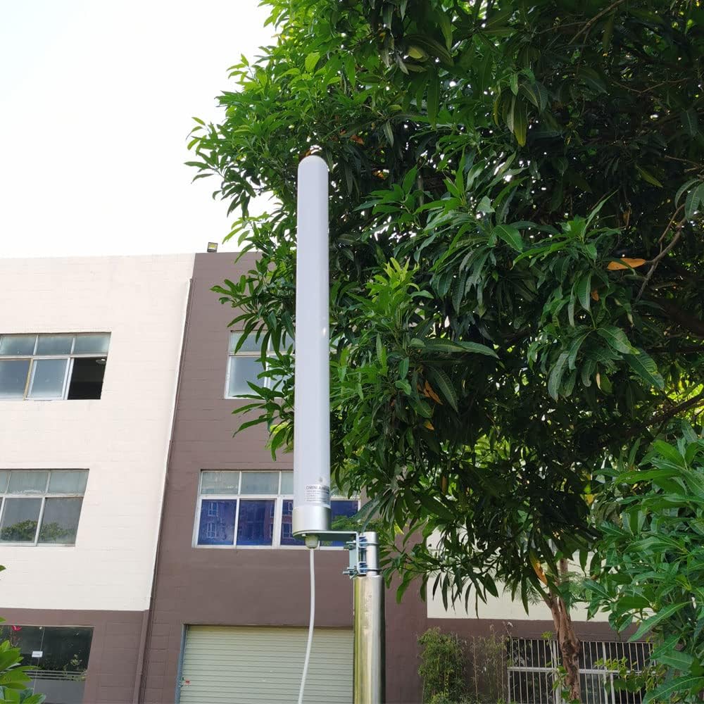 WiFi 4G LTE & 5G GSM UMTS CDMA 12dBi Outdoor Omni Directional Cellular Antennas for Routers/Cell Phone Signal Booster Support All USA/Canada Carriers