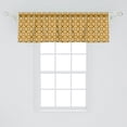 thumbnail image 2 of Ambesonne Abstract Window Valance, Geometric Shapes 60s, 54" X 18", Multicolor, 2 of 3