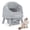 Steel, variant on PetPivot Automatic Cat Litter Box Self-Cleaning with Safety Protection, Mat and Trash Bags Included, White