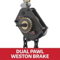 thumbnail image 3 of Jet Tools JLP-A Series 3/4 Ton Capacity Puller Hoist 15 Ft Lift with Hooks, 3 of 8