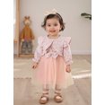thumbnail image 5 of BemeyourBBs Baby Girl 2Pcs Outfits Sleeveless Tulle Dress + Long Sleeve Jacket, 5 of 9