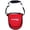 Red, variant on Cannon Sports Carrying Bag for Discus and Shot Put – Large Dual Pocket Bag with Adjustable Strap - Fits Discus and Shot Put - Track and Field Bag (Red)