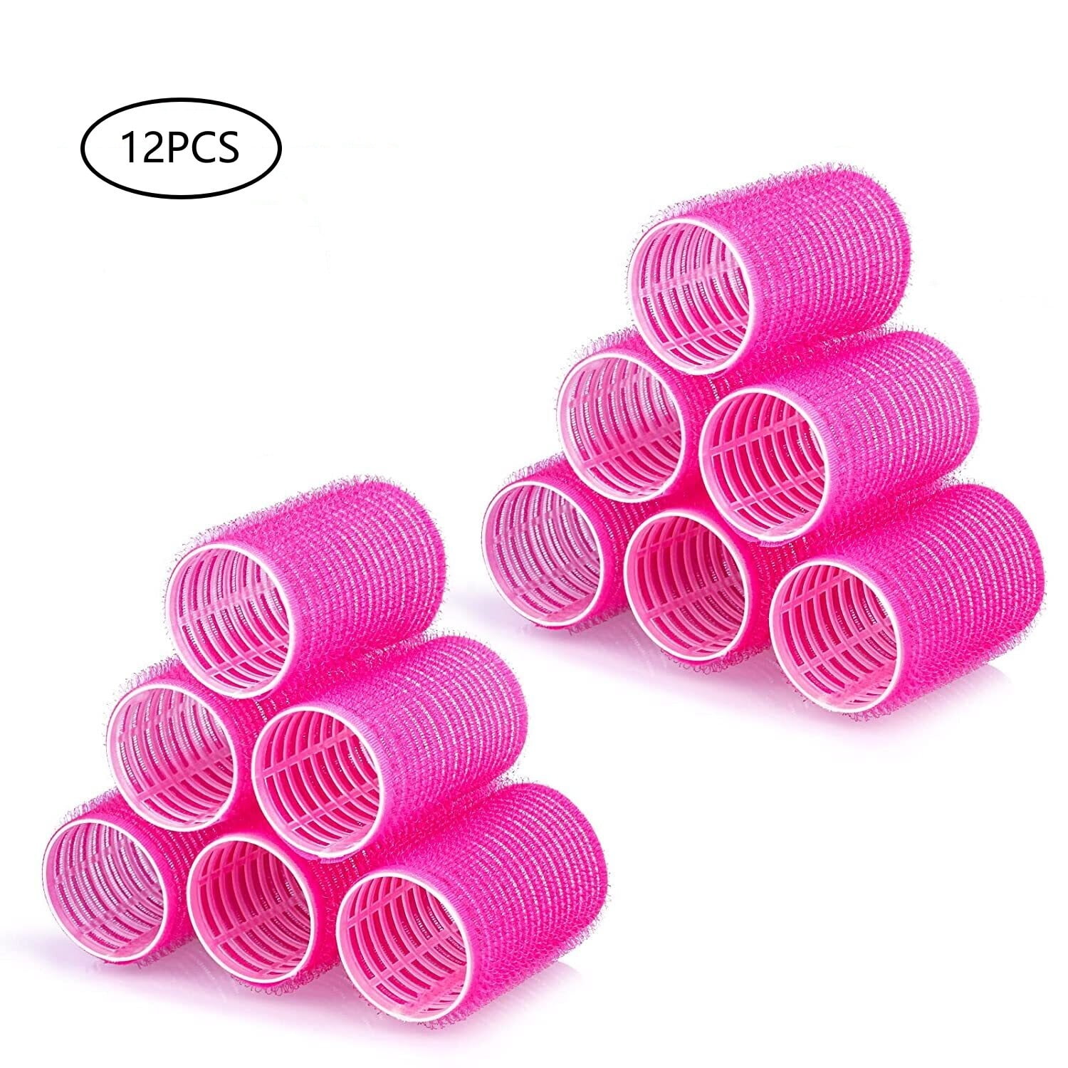 Jumbo Hair Rollers Curlers Self Grip Holding Rollers Hairdressing