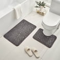 thumbnail image 3 of Memory Foam Bath Mat, Cobblestone Bathroom Rugs, Water Absorbent Bath Mats, Bathroom Machine Washable Bath Rugs, Non-Slip Floor Mat, for Bathroom, Entrance, Living Room, 3 of 4