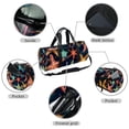 thumbnail image 2 of Starfish Travel Tote Bag with Interior Zipper Pocket - Great for Yoga, Luggage, and Swim - Large Capacity Sports Bag, Size 17.7 Inches, 2 of 6