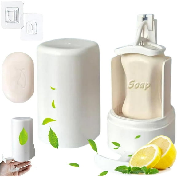Soap Grinder for Bar Soap, Bar Soap Grinder, Soap Bar Dispenser, Soap Grinding Box, Bar Soap Dispenser, Soap Bar Flakes Shaver Dispenser, Soap Grinder Wall-Mounted (1Pcs)