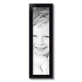 thumbnail image 2 of ArtToFrames 6" x 23" Satin Black Bull Nose Picture Frame, 6x23 inch Black Wood Poster Frame (WOM-1417), 2 of 7
