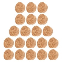 VORCOOL 20pcs Light Brown Wine Bottle Cork Stoppers Prevent Aroma Escaping for DIY