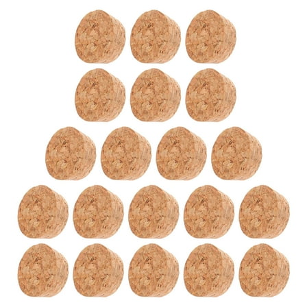 VORCOOL 20pcs Cork Tapered Corks High Temperature Resistance for Wishing Bottle