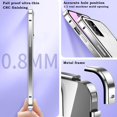 thumbnail image 5 of Compatible with Samsung A15 Case Double-Sided Glass Mirror Guard Black, Samsung Galaxy A15 5g Phone Case Magnetic Adsorption Shockproof Protective Luxury Slim Cover (Silver), 5 of 14