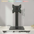 thumbnail image 4 of Hemudu HT02B-001W Cable Management Universal Swivel TV Stand Mount with 4 Level Height Adjustable, 4 of 7